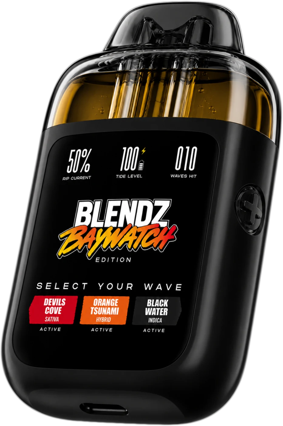 BLENDZ-BLACK packaging design