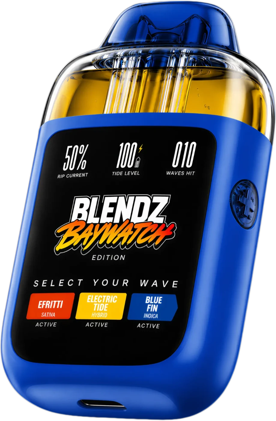 BLENDZ-BLUE packaging design