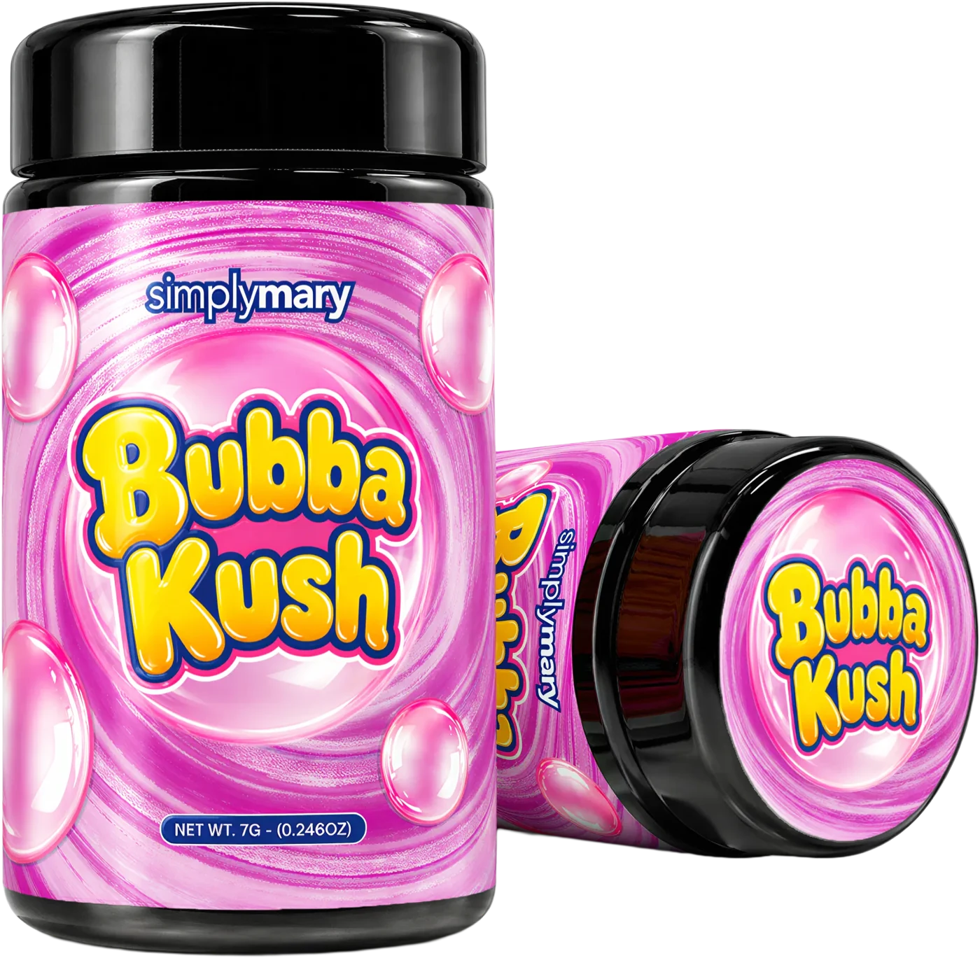 Bubba Kush 1 packaging design