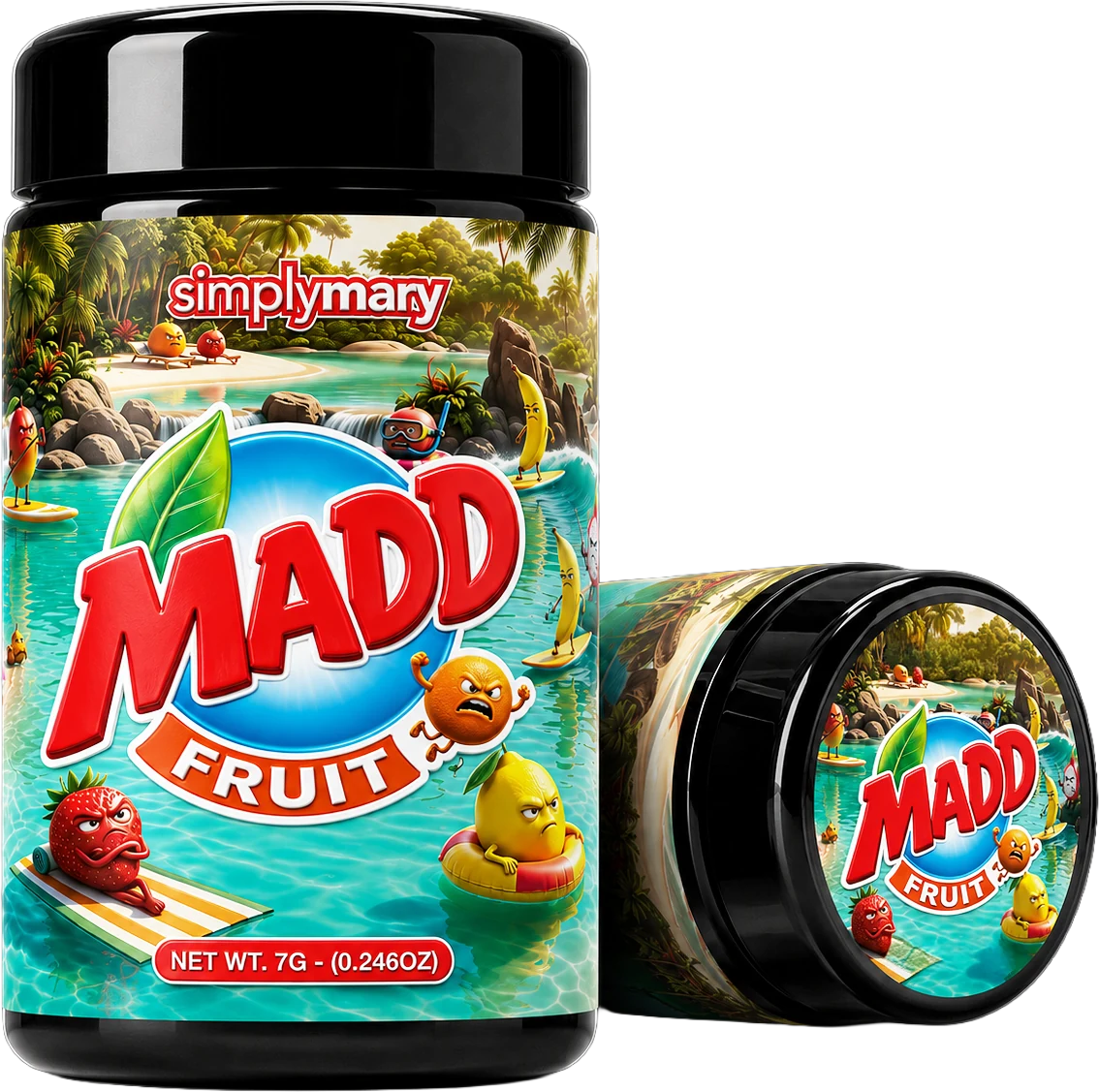 MADD FRUITS 1 packaging design