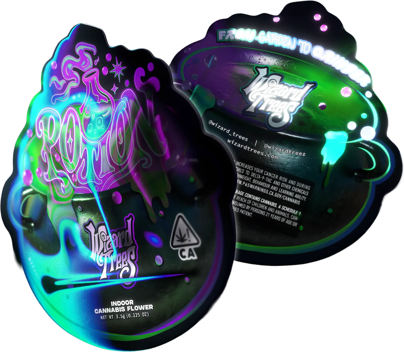 Potion Mylarpng packaging design