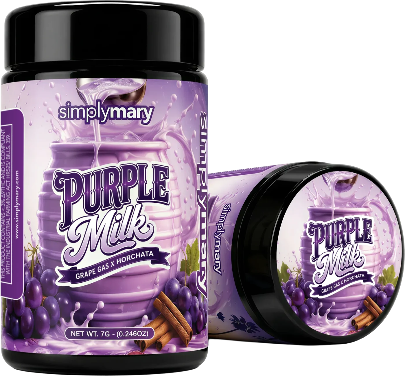 Purple Milk 1 packaging design